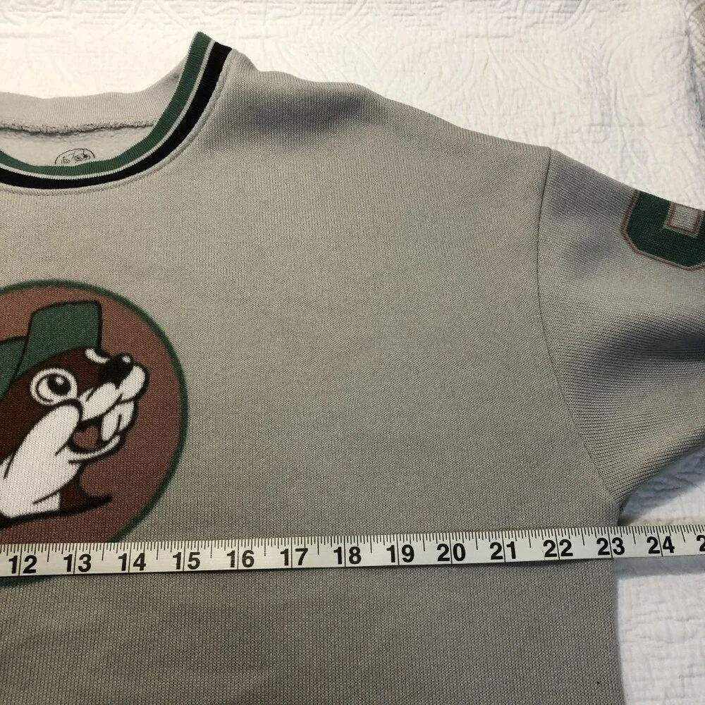 Buc-ees Sweatshirt Beaver Logo & 82 Design Crewneck Mens Size M - Picture 7 of 8